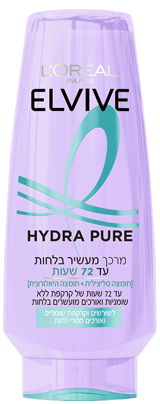 Elvive Hydra Pure מרכך מטהר